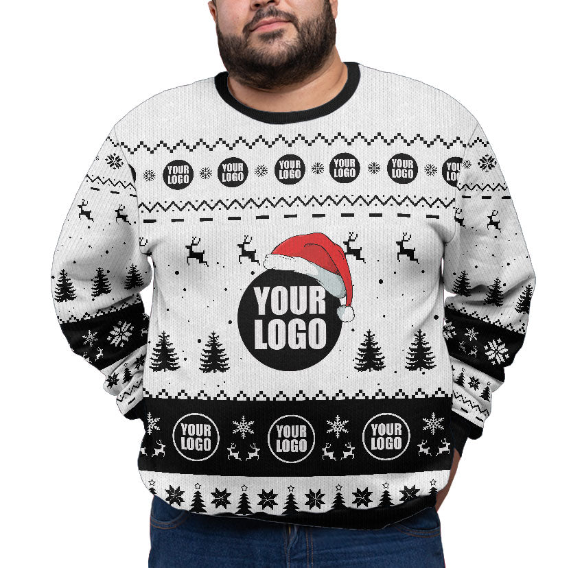 Custom Logo Plus Size Ugly Christmas Sweater