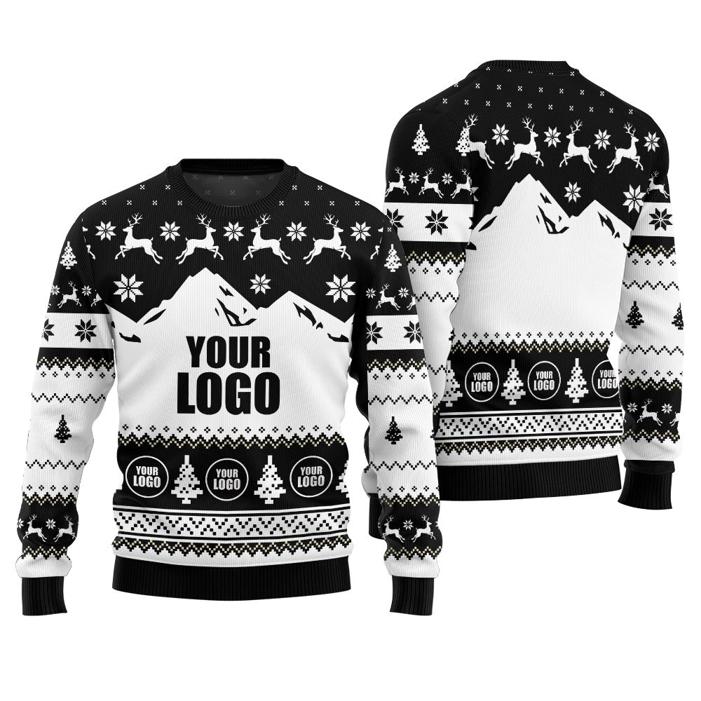 Custom Logo Ugly Christmas Sweater For Brand
