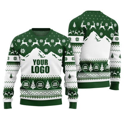 Custom Logo Ugly Christmas Sweater For Brand