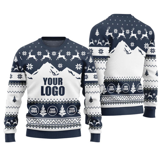 Custom Logo Ugly Christmas Sweater For Brand