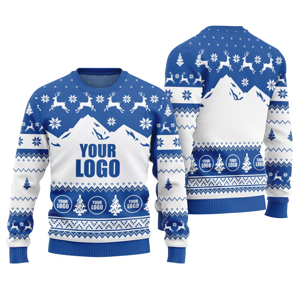 Custom Logo Ugly Christmas Sweater For Brand