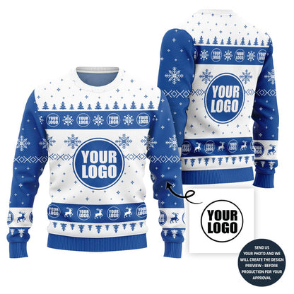 Custom Logo Ugly Christmas Sweater For Branding