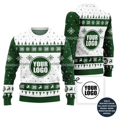 Custom Logo Ugly Christmas Sweater For Branding
