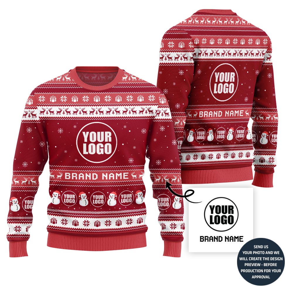 Custom Logo Ugly Christmas Sweater For Bulk Order