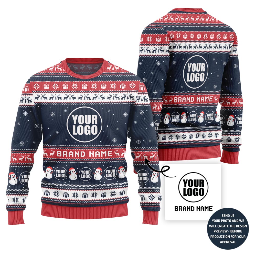 Custom Logo Ugly Christmas Sweater For Bulk Order