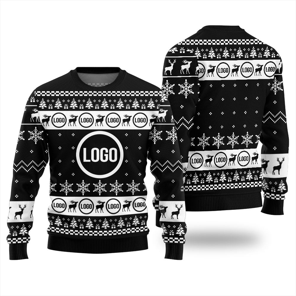 Custom Logo Christmas Sweater Women