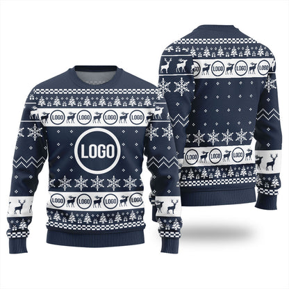 Custom Logo Christmas Sweater Women