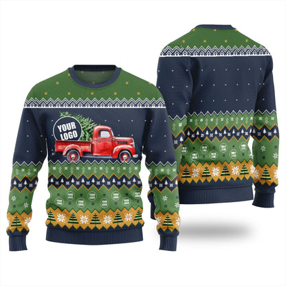 Custom Logo Ugly Christmas Sweater For Unisex