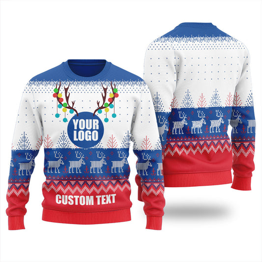 Custom Logo Ugly Christmas Sweater For Women