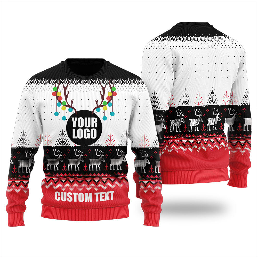 Custom Logo Ugly Christmas Sweater For Women