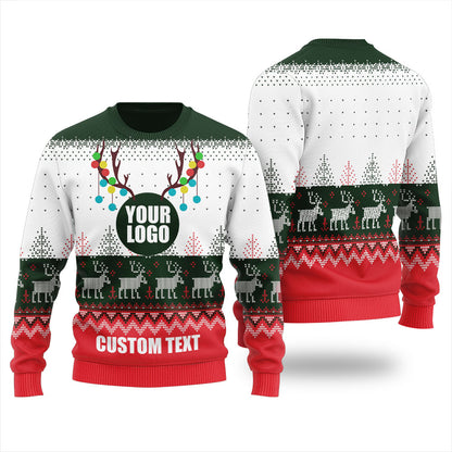 Custom Logo Ugly Christmas Sweater For Women