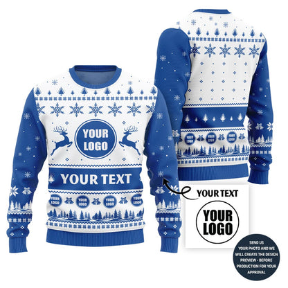 Custom Logo Ugly Christmas Sweater For Your Company