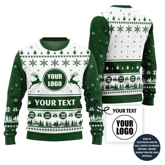 Custom Logo Ugly Christmas Sweater For Your Company