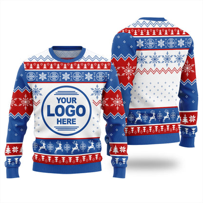 Custom Logo Womens Ugly Christmas Sweater