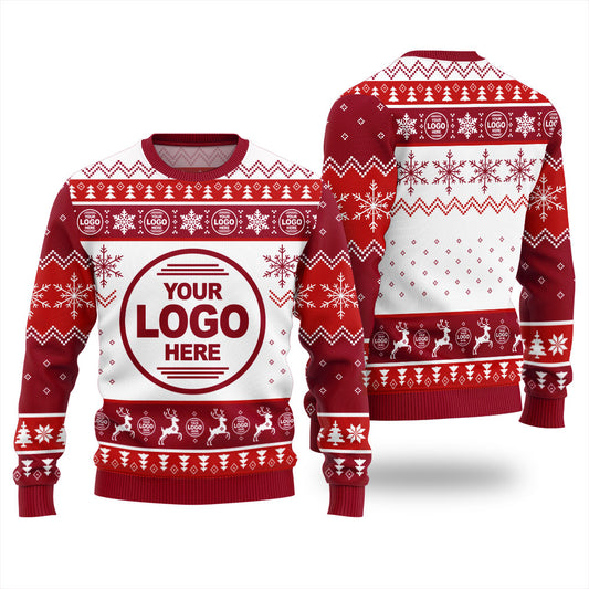 Custom Logo Ugly Christmas Sweater Unisex