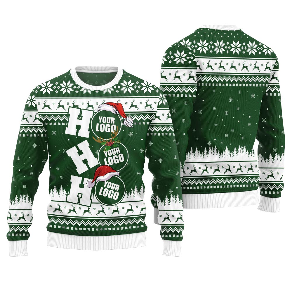 Custom Logo Ugly Holiday Sweater