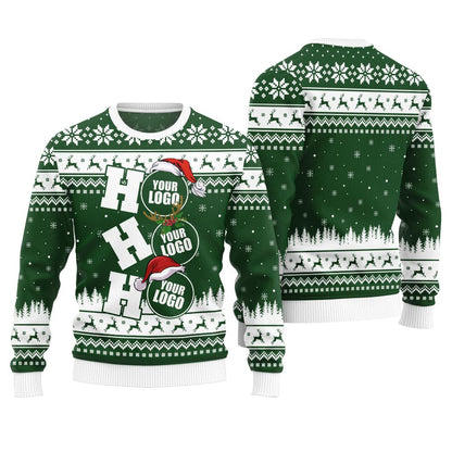 Custom Logo Ugly Holiday Sweater
