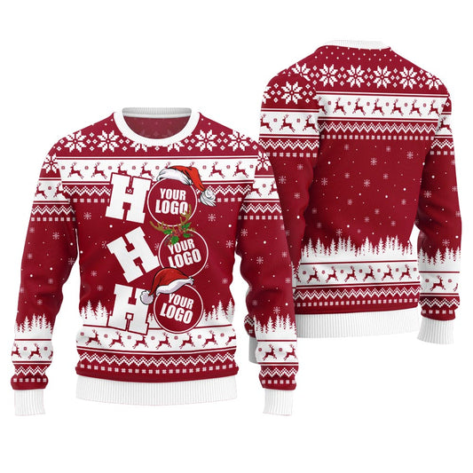 Custom Logo Ugly Holiday Sweater
