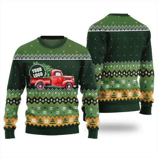 Custom Logo Ugly Mens Christmas Sweater
