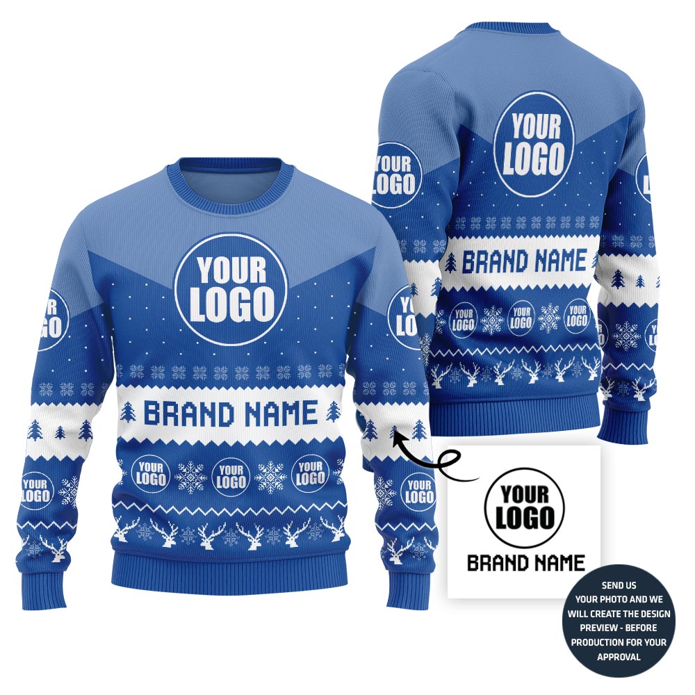 Custom Logo Ugly Sweater For Team