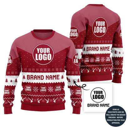 Custom Logo Ugly Sweater For Team