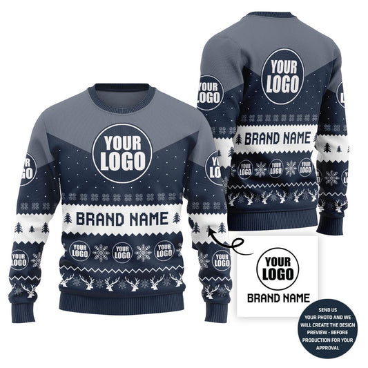Custom Logo Ugly Sweater For Team