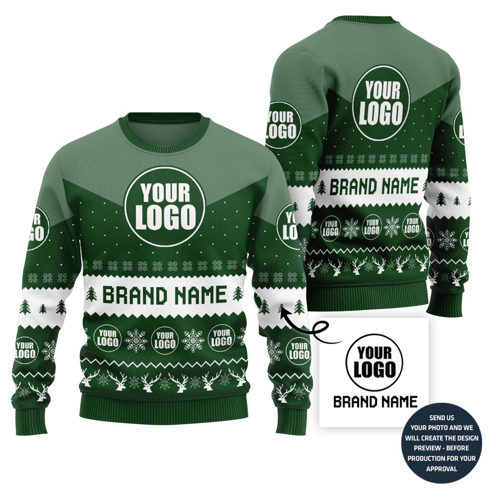 Custom Logo Ugly Sweater For Team