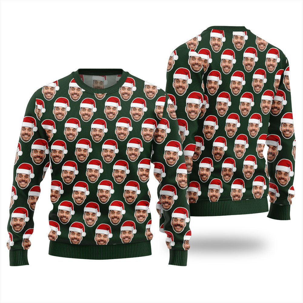 Custom Many Faces Ugly Sweater Unisex