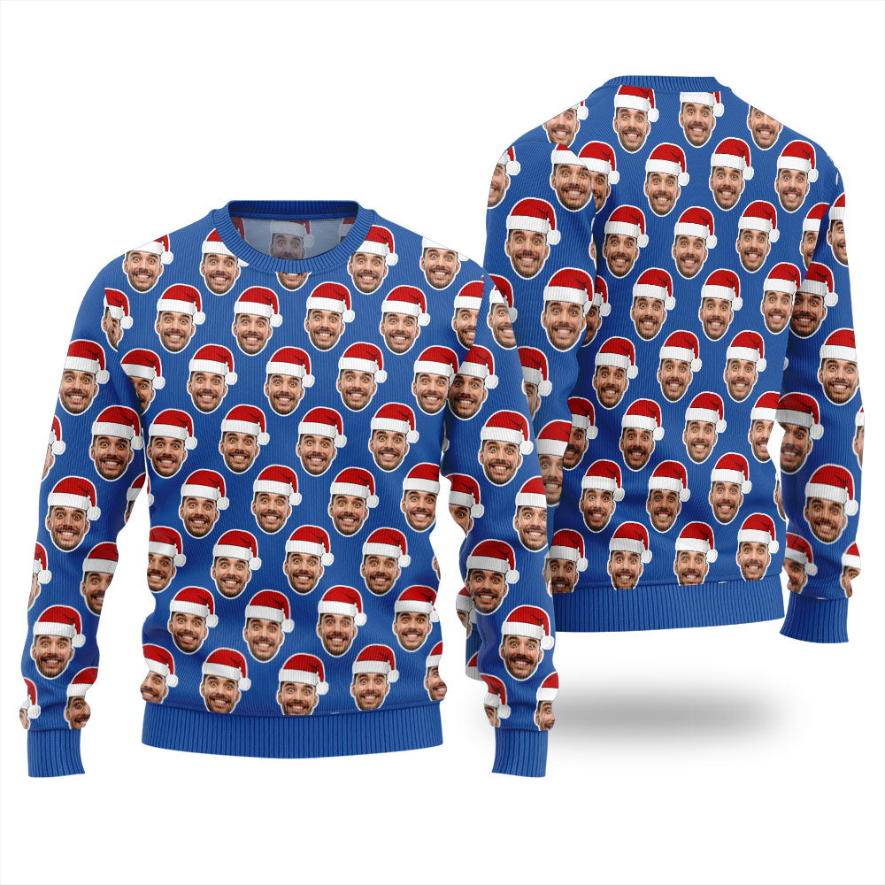 Custom Many Faces Ugly Sweater Unisex