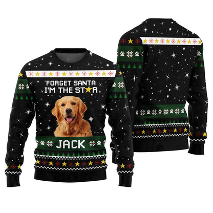 Custom Pet And Name Funny Ugly Christmas Sweater
