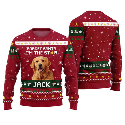 Custom Pet And Name Funny Ugly Christmas Sweater