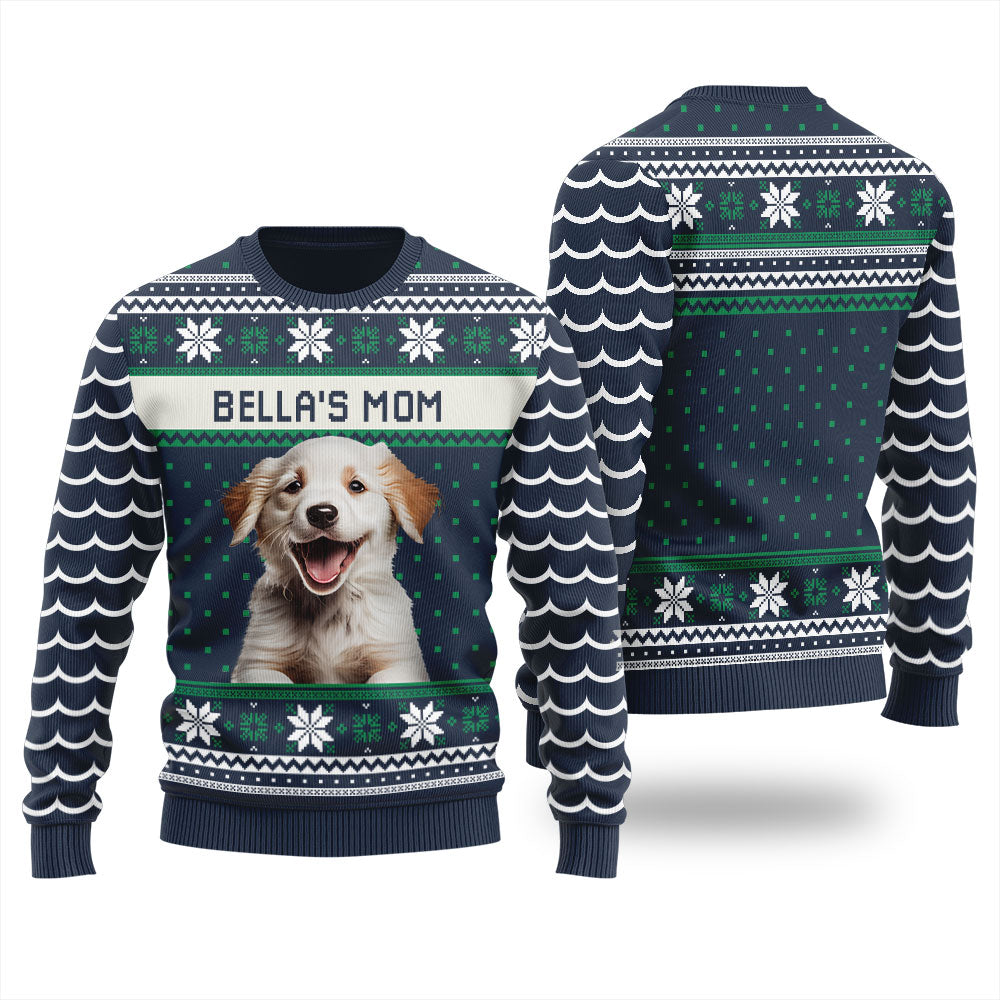 Custom Pet Ugly Christmas Sweater For Women