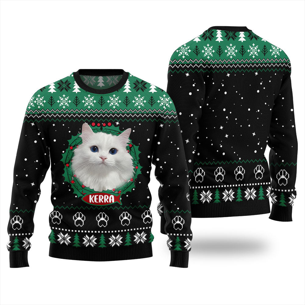 Custom Pet With Name Ugly Christmas Sweater