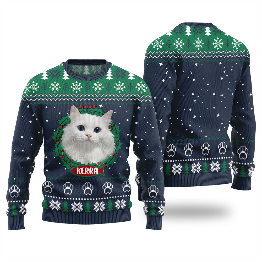 Custom Pet With Name Ugly Christmas Sweater