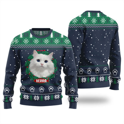 Custom Pet With Name Ugly Christmas Sweater