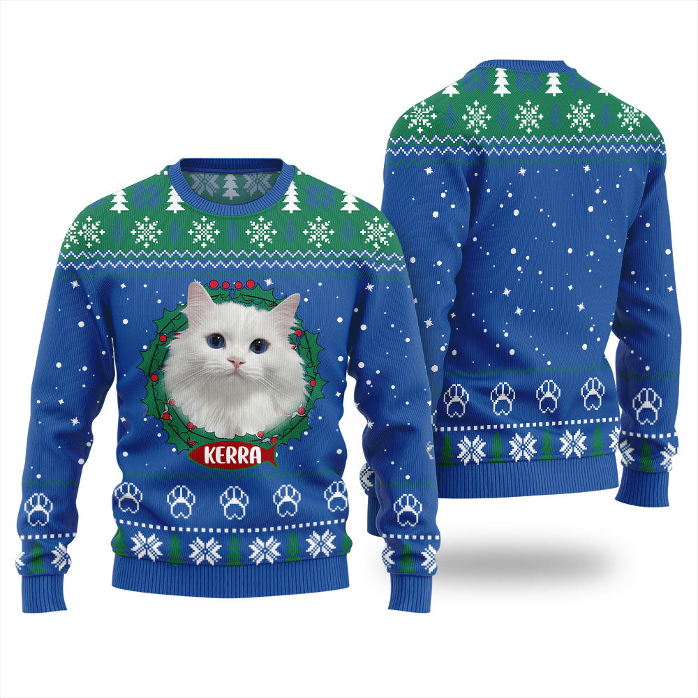 Custom Pet With Name Ugly Christmas Sweater