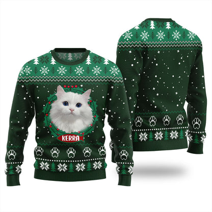 Custom Pet With Name Ugly Christmas Sweater