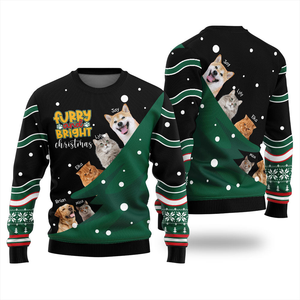 Custom Pets Funny Christmas Sweater