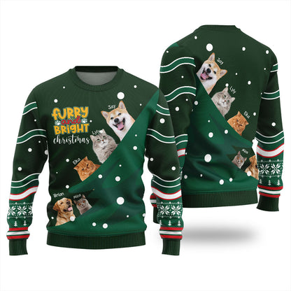 Custom Pets Funny Christmas Sweater