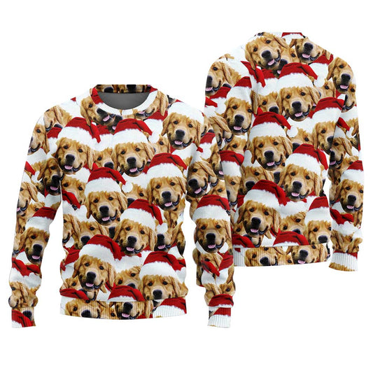 Custom Photo Dog Face Ugly Sweater Christmas