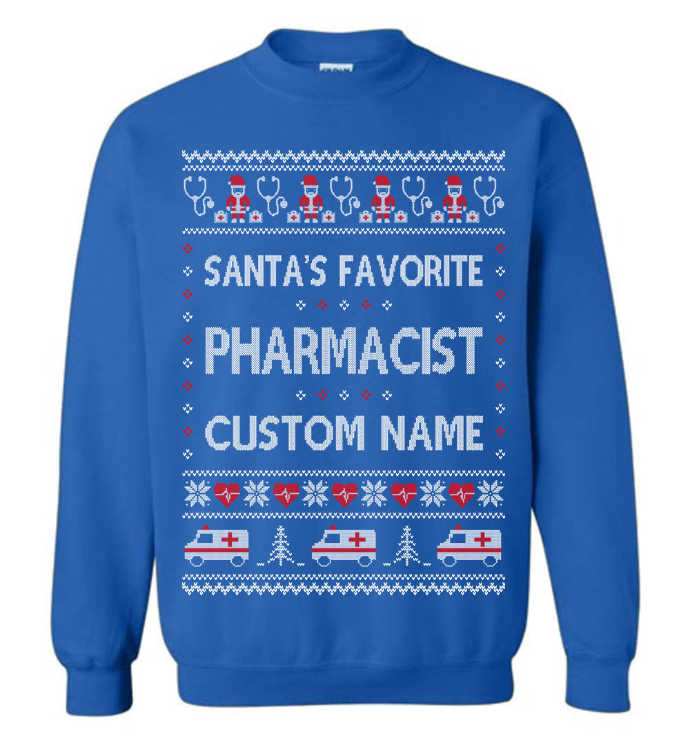 When I Think About You I Touch My Elf Christmas Ugly Sweater Women's