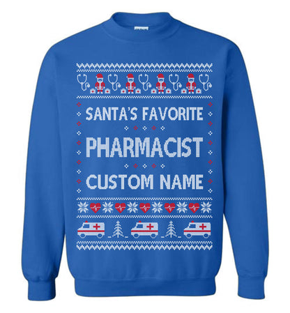 When I Think About You I Touch My Elf Christmas Ugly Sweater Women's