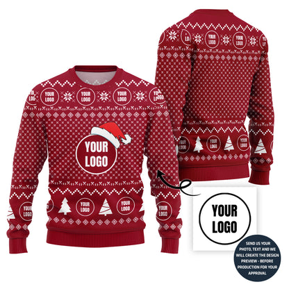 Cozy Custom Logo Ugly Sweater For Corporate Events