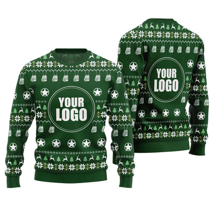 Unique Custom Ugly Christmas Sweater With Your Logo