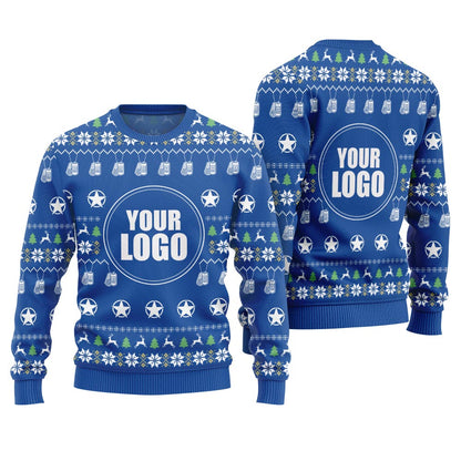 Unique Custom Ugly Christmas Sweater With Your Logo