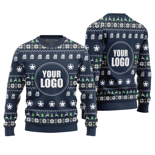 Unique Custom Ugly Christmas Sweater With Your Logo