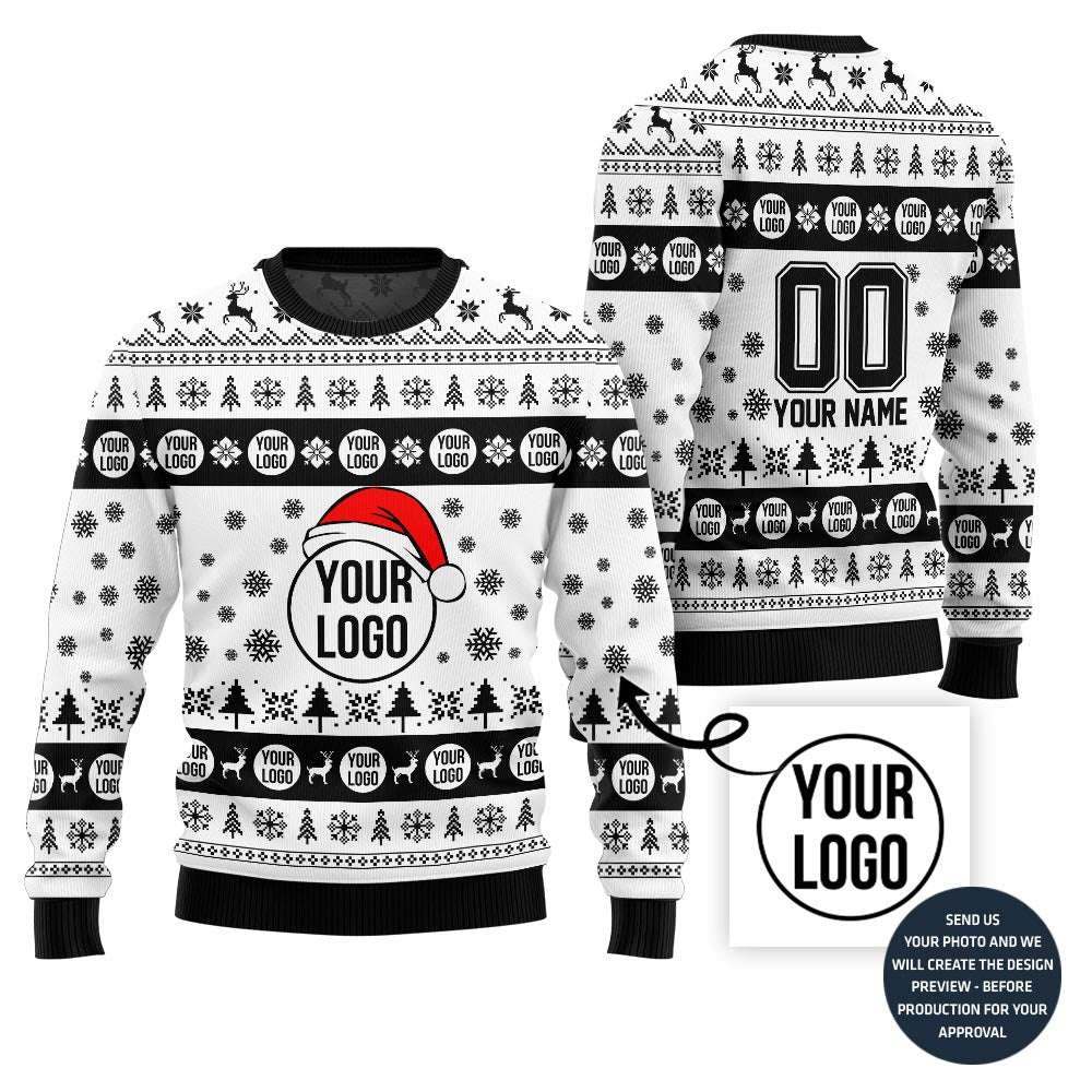 Custom Ugly Christmas Sweater With Logo Brand