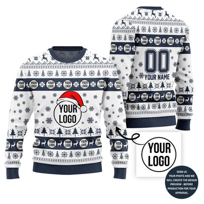 Custom Ugly Christmas Sweater With Logo Brand