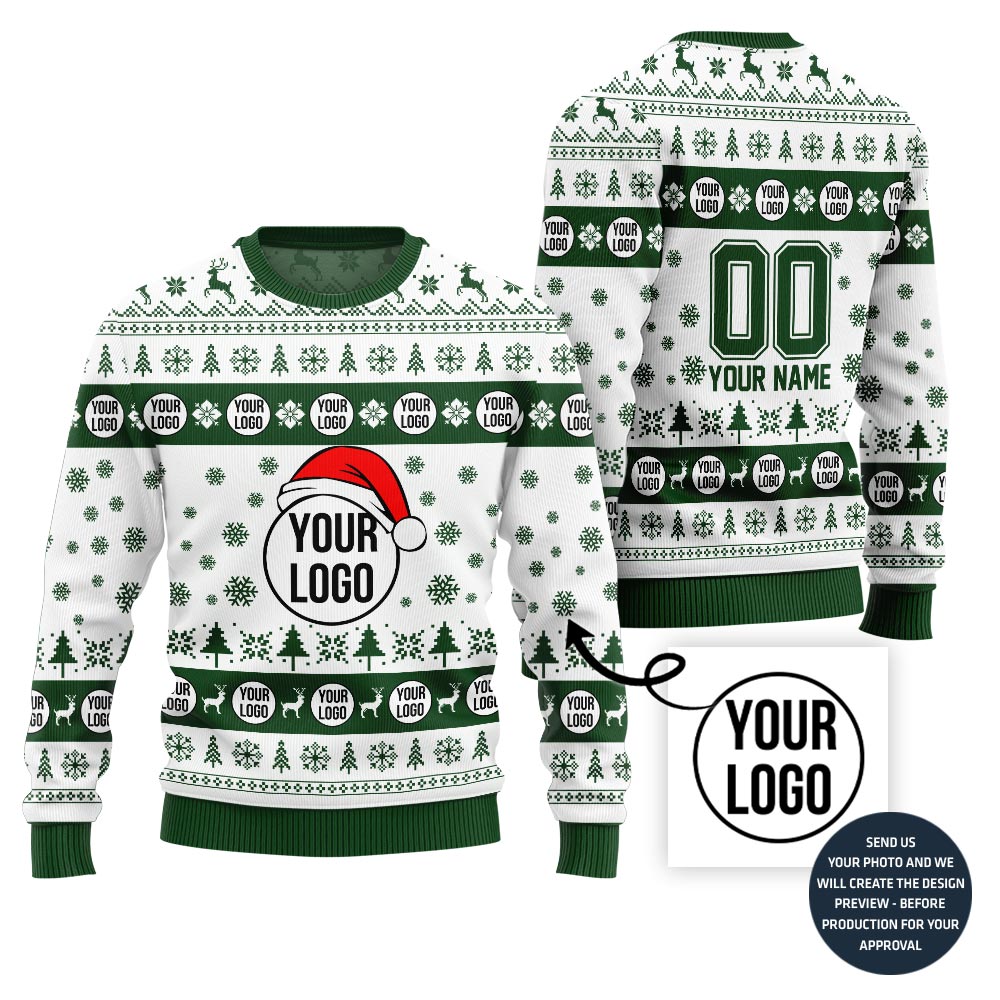 Custom Ugly Christmas Sweater With Logo Brand