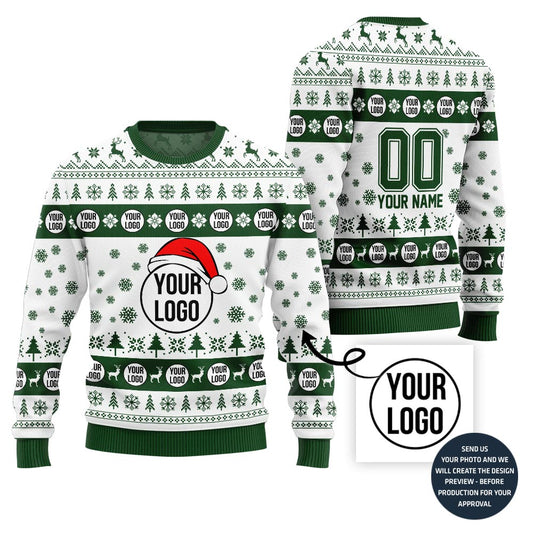 Custom Ugly Christmas Sweater With Logo Brand
